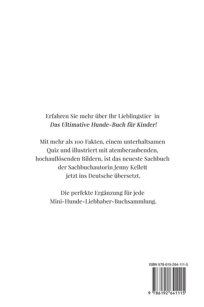 Hundebücher für Kinder Das Ultimative Hunde-Buch für Kinder
