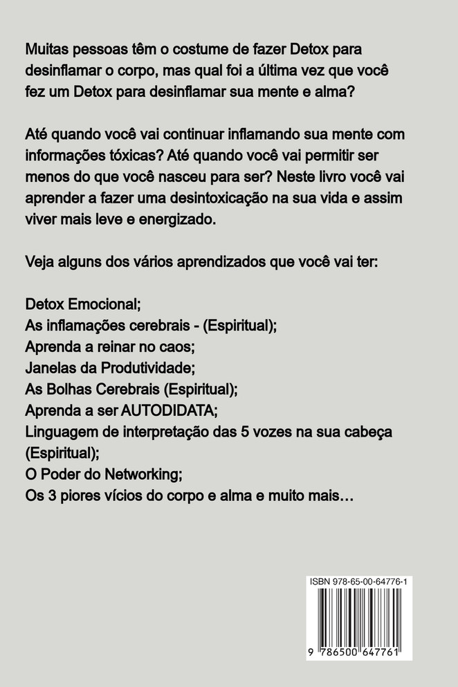 Desintoxicação Cerebral E Espiritual