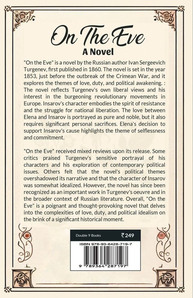 On The Eve A Novel