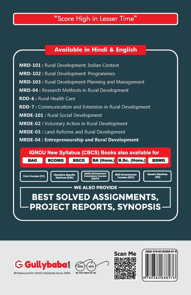 MRD-101 Rural Development