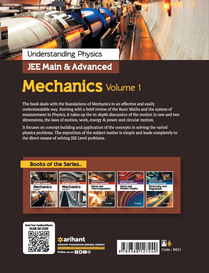 Understanding Physics JEE Main and Advanced Mechanics Volume 1 2023-24