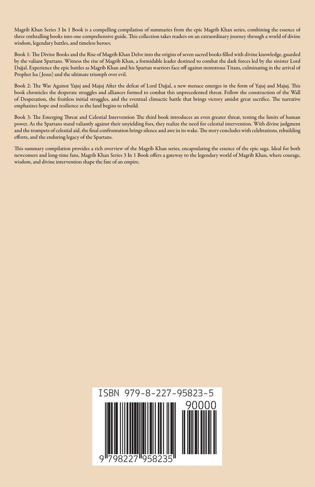 Magrib Khan Series 3 In 1 Book