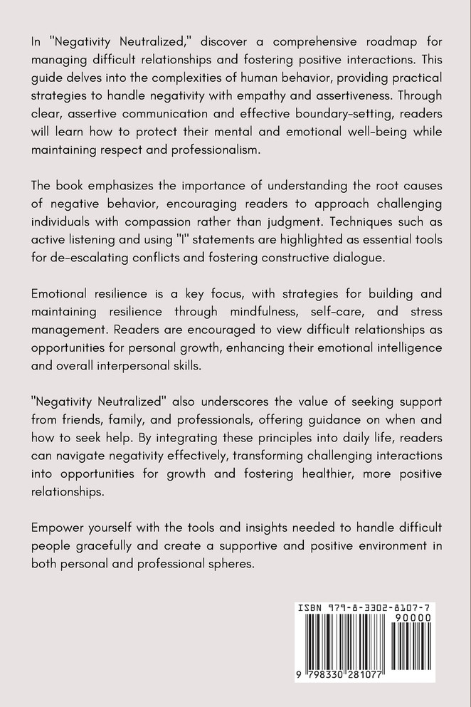 Negativity Neutralized
