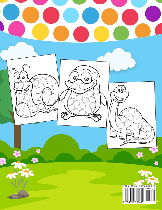 Dot Markers Activity Book Animals