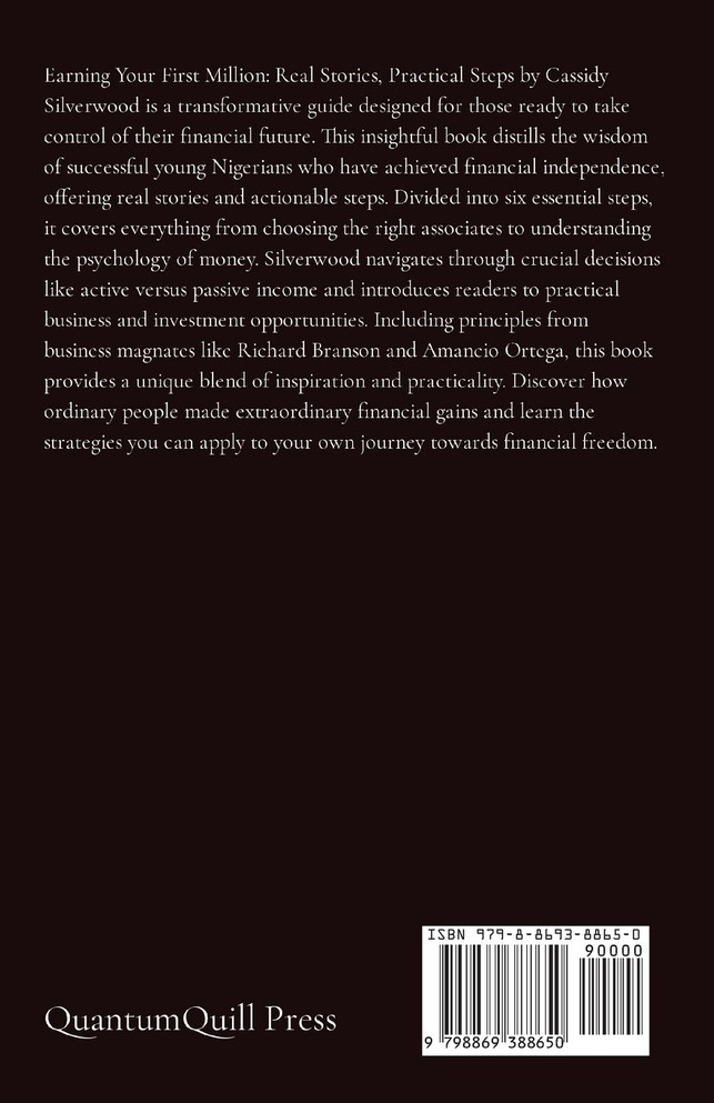 Earning Your First Million