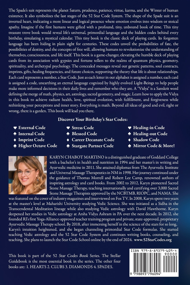 The Secret 52 Star Codes of Creation (Spades)