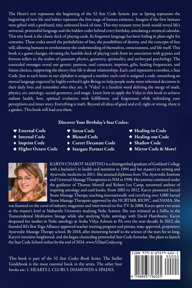 The Secret 52 Star Codes of Creation (Hearts)