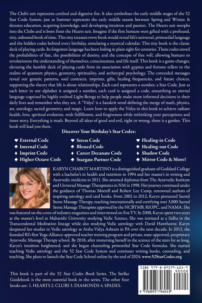 The Secret 52 Star Codes of Creation (Clubs)