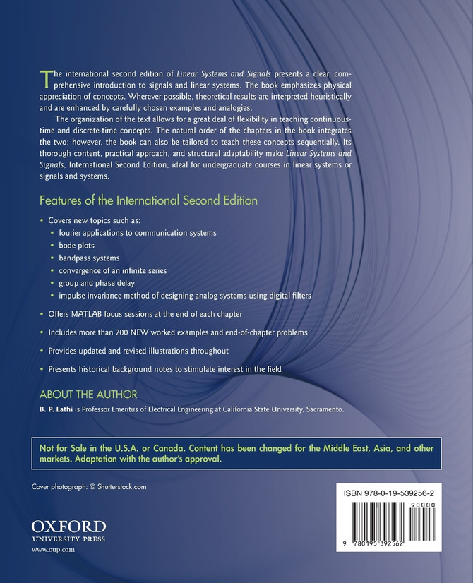Linear Systems and Signals 2E