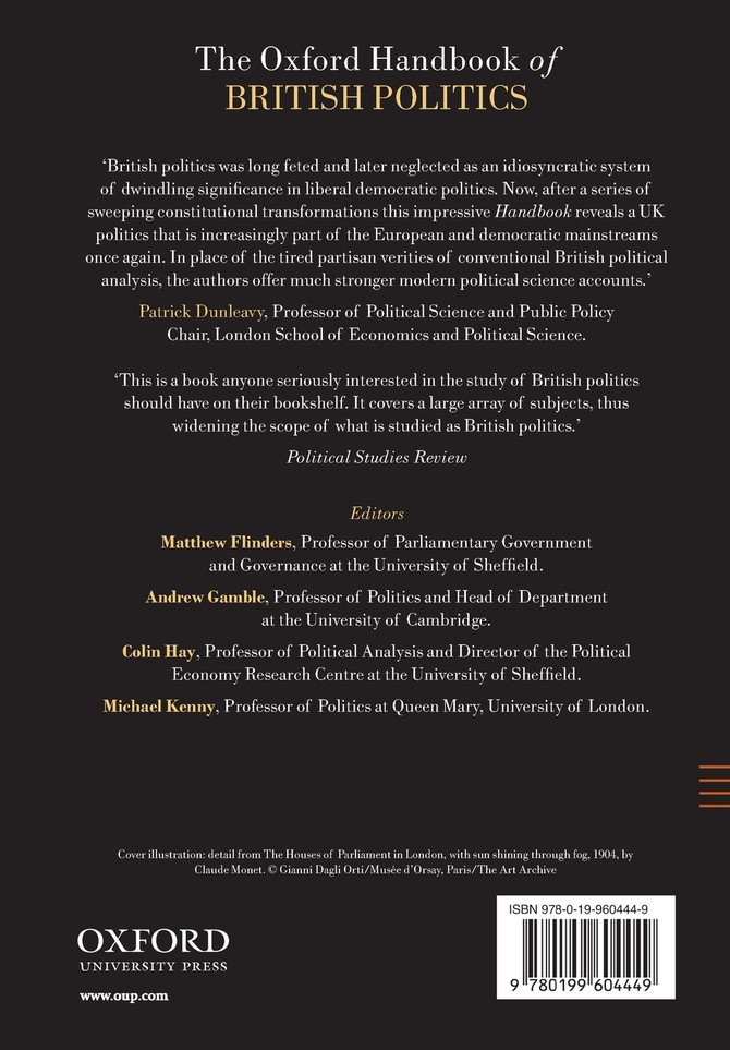 The Oxford Handbook of British Politics