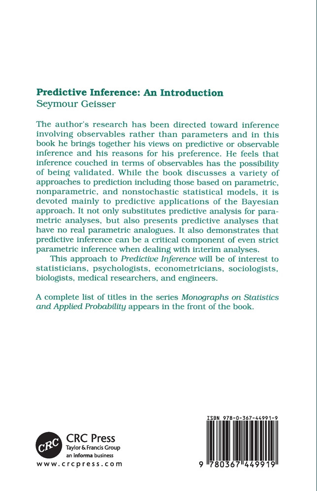 Predictive Inference