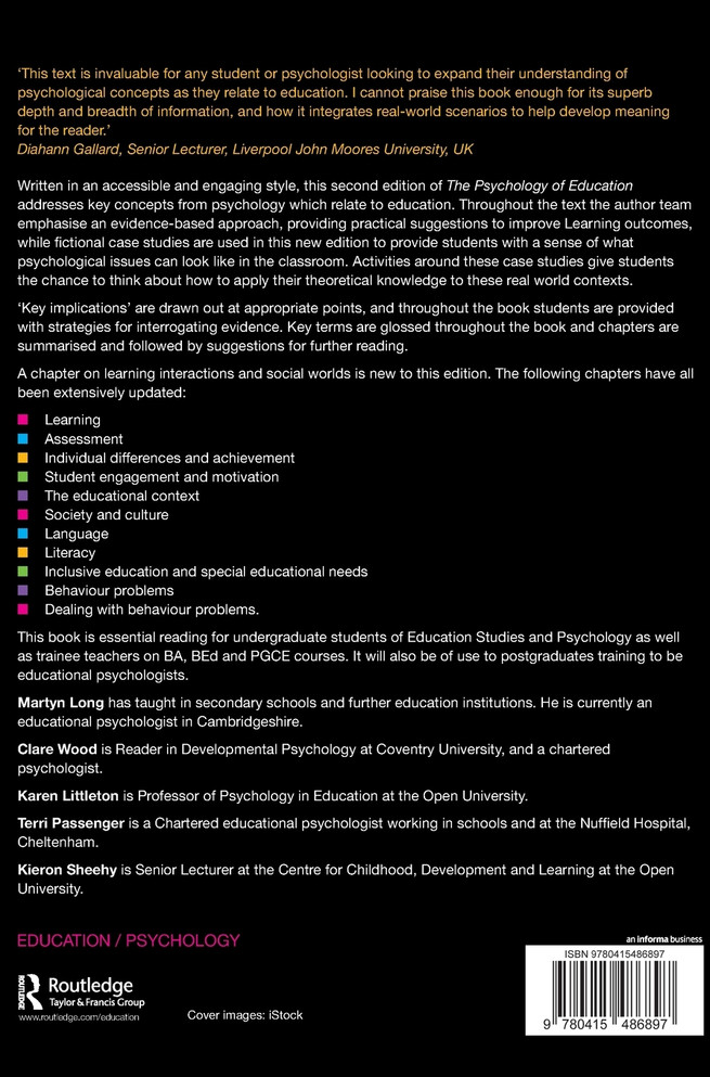 The Psychology of Education