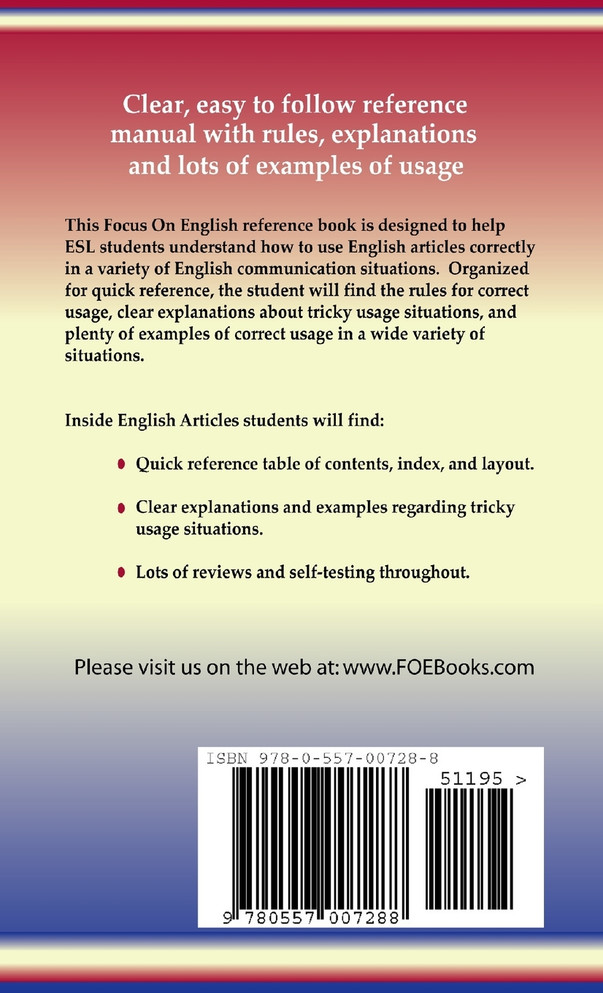 English Articles A, AN, and THE