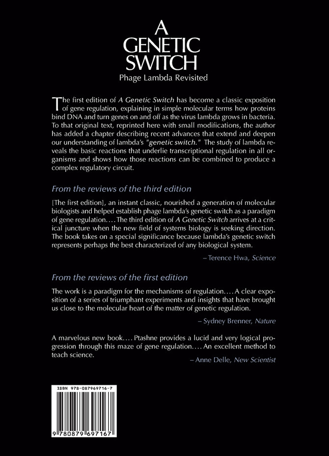 Genetic Switch, Phage Lambda Revisited (Revised)