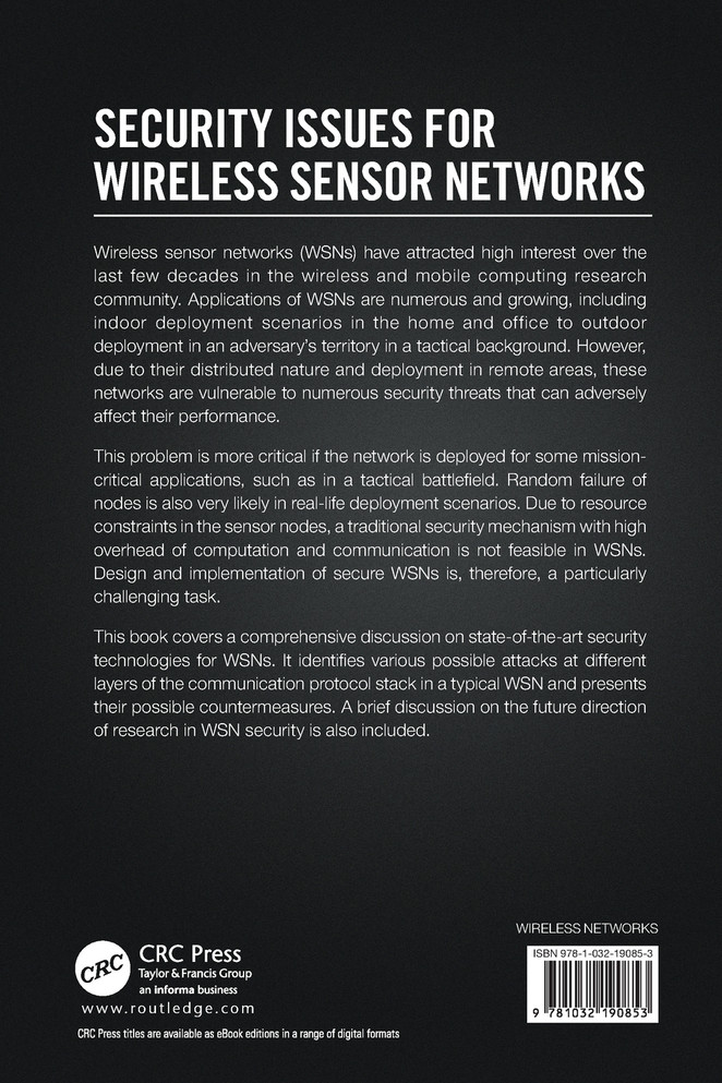 Security Issues for Wireless Sensor Networks