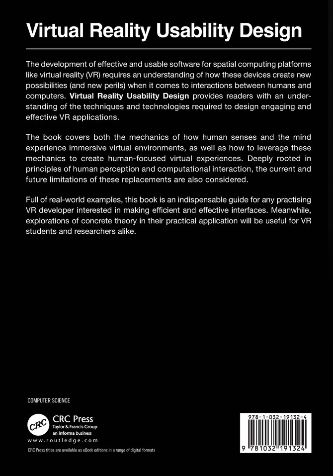 Virtual Reality Usability Design