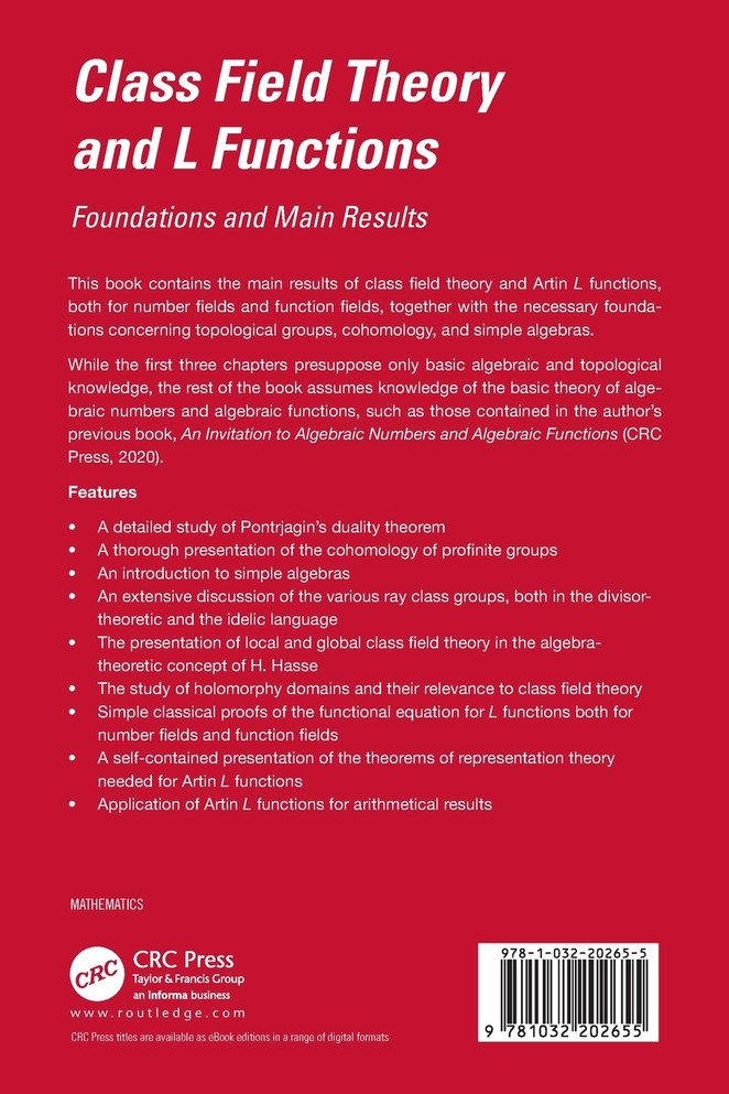 Class Field Theory and L Functions