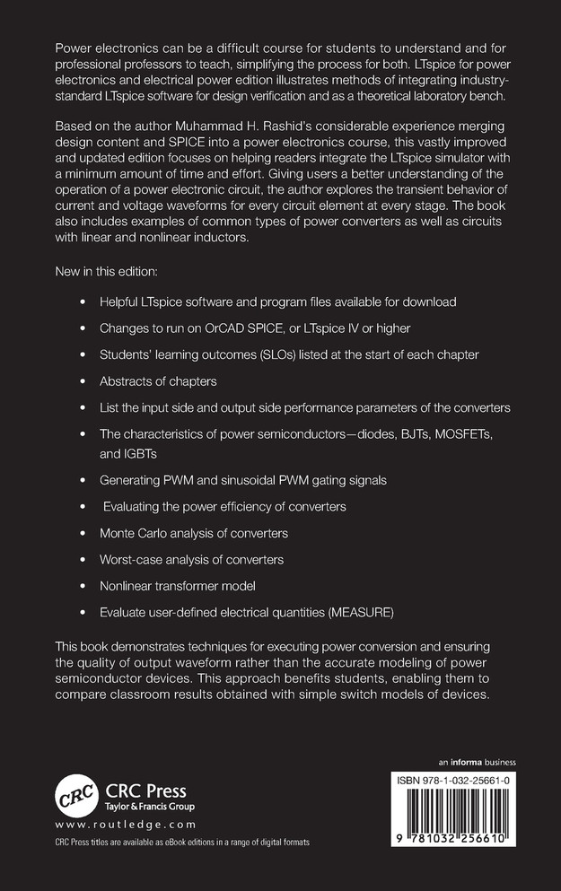SPICE and LTspice for Power Electronics and Electric Power