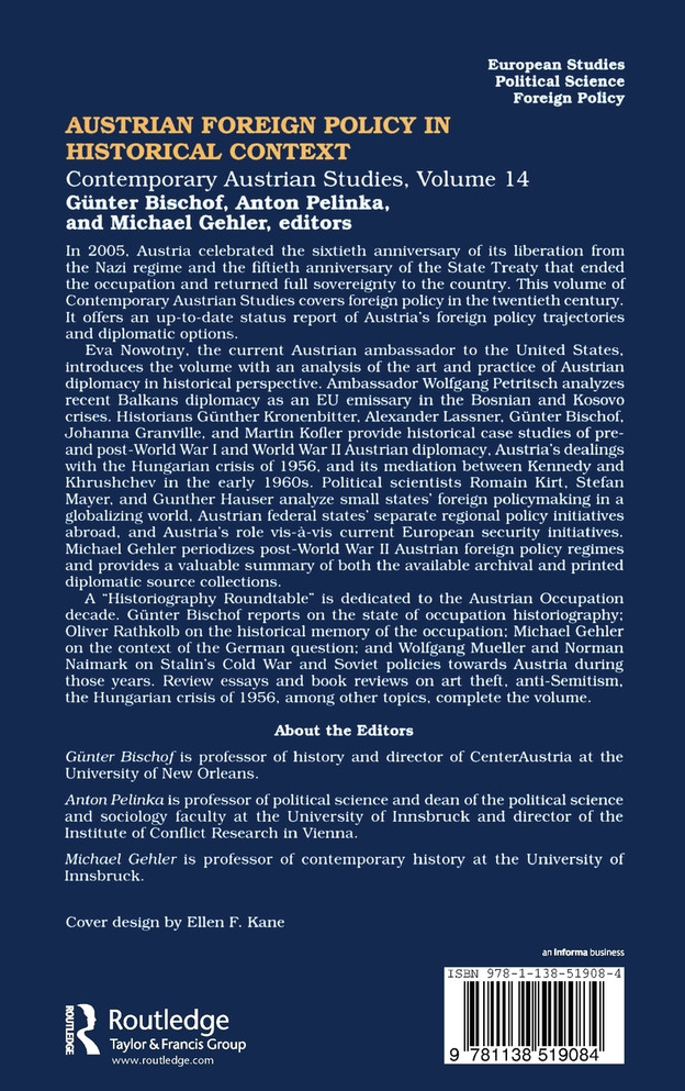 Austrian Foreign Policy in Historical Context