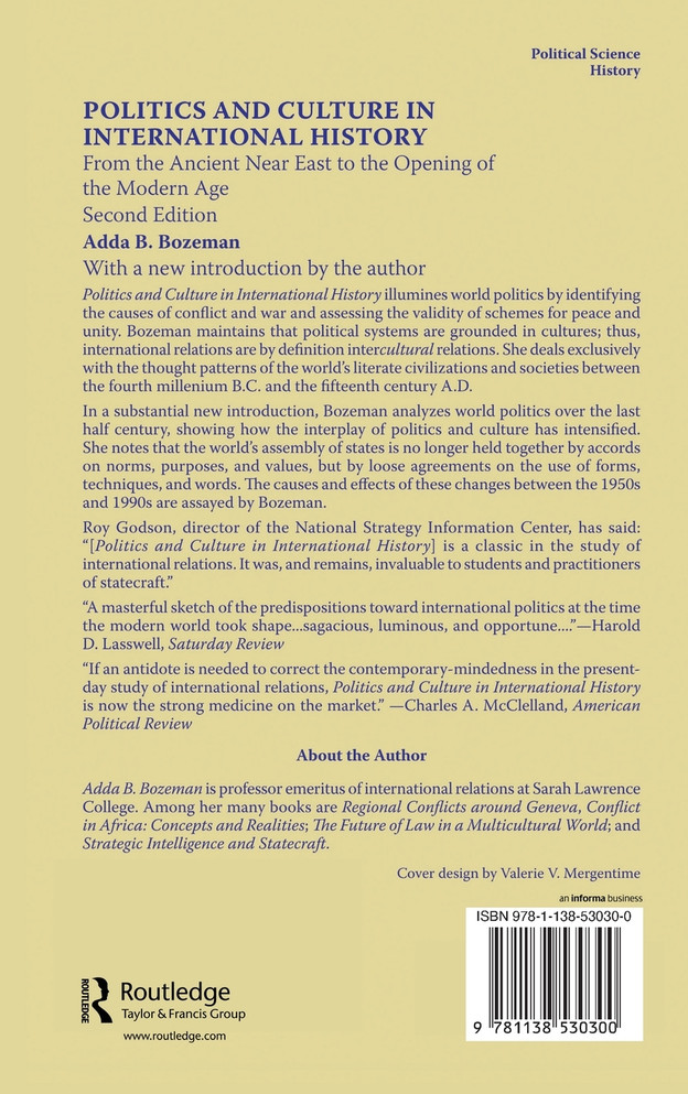 Politics and Culture in International History