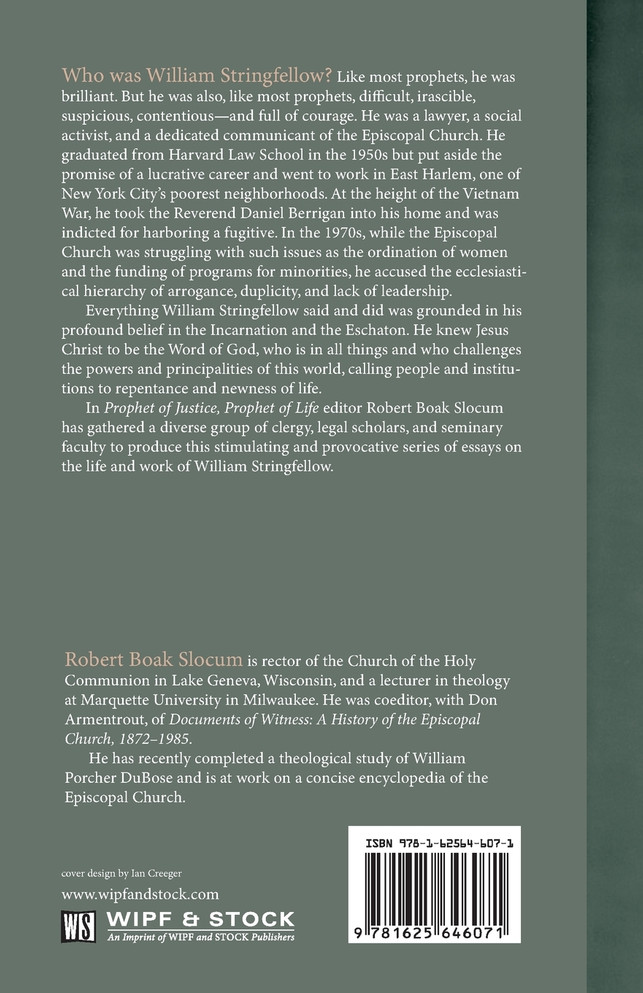 Prophet of Justice, Prophet of Life