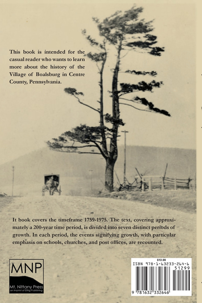A History of Boalsburg, Pennsylvania, 1770-1975
