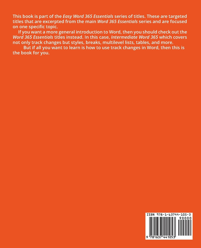 Word 365 Track Changes