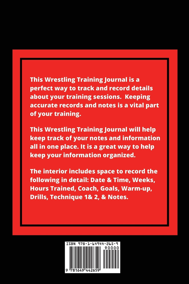 Wrestling Training Log