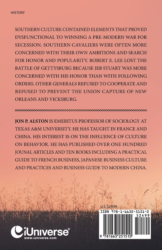 The Confederate Culture and Its Weakenesses