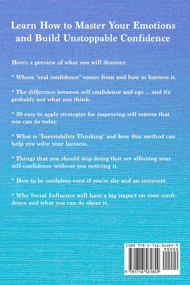 Build Confidence and Self Esteem Guidebook