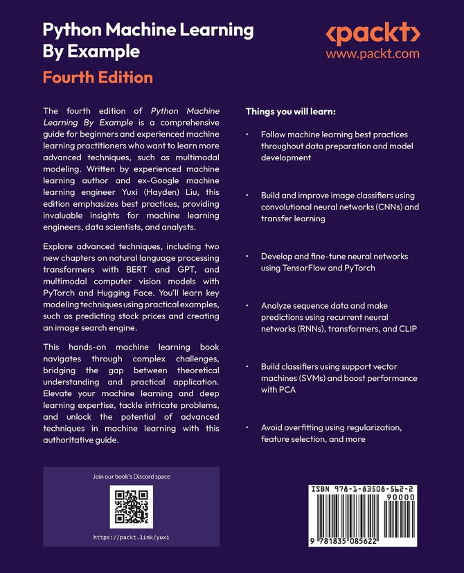 Python Machine Learning By Example - Fourth Edition