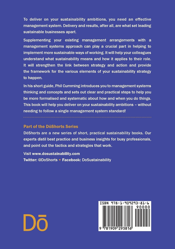 Management Systems for Sustainability