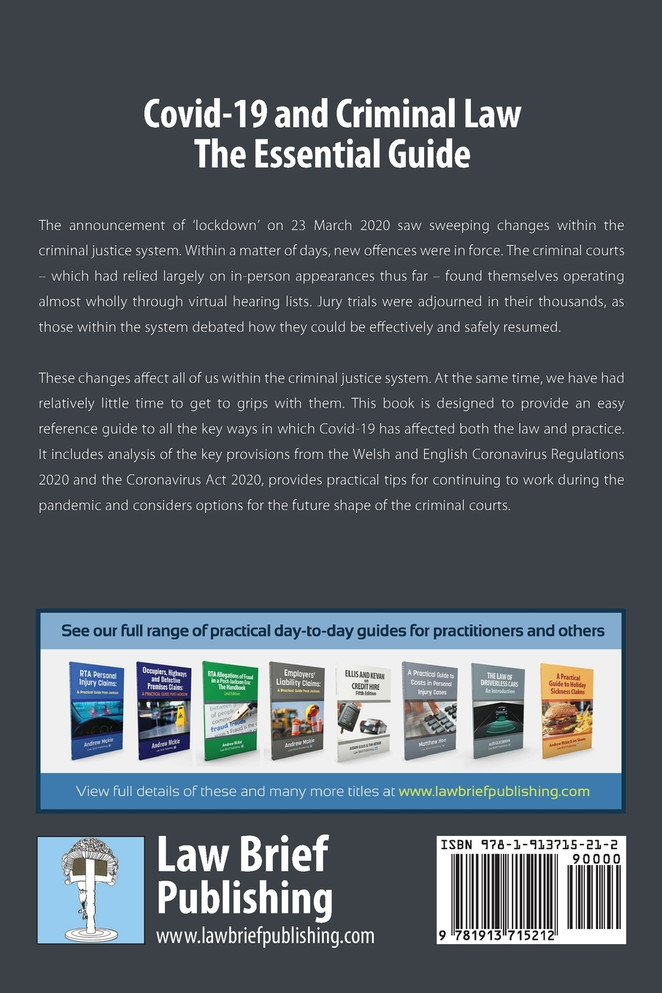 Covid-19 and Criminal Law - The Essential Guide