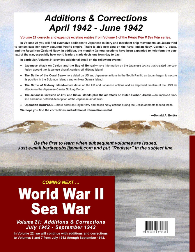 World War II Sea War, Volume 21