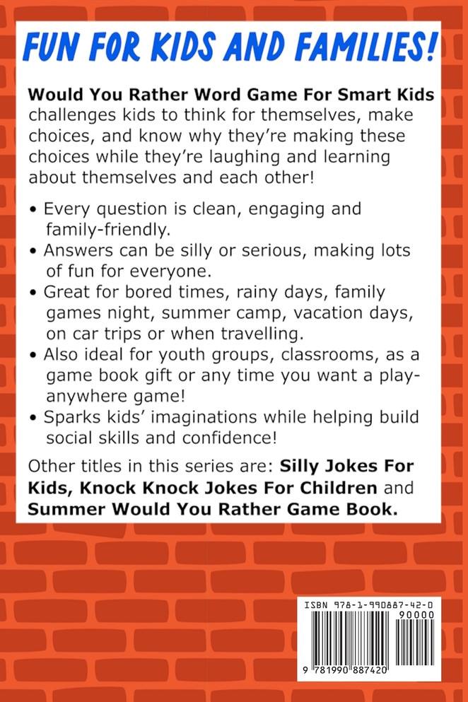 Would You Rather Word Game For Smart Kids