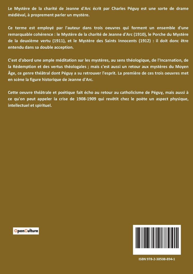 Le Mystère de la charité de Jeanne d'Arc