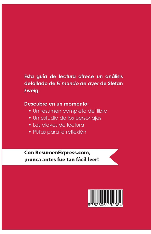 El mundo de ayer de Stefan Zweig (Guía de lectura)