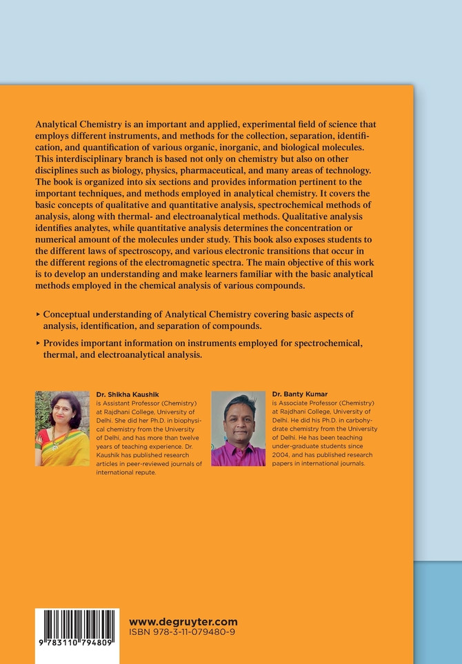 Analytical Methods in Chemical Analysis