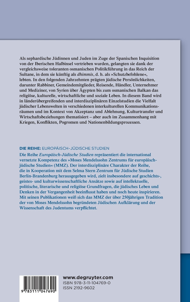 Jüdische Lebenswelten im Osmanischen Reich