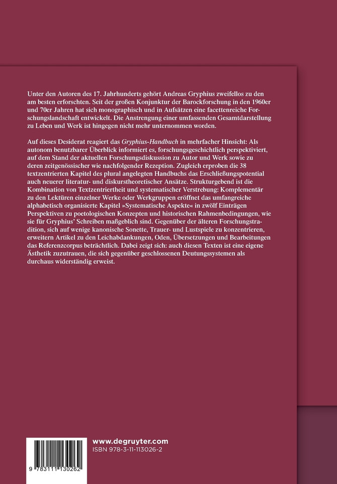 Gryphius-Handbuch