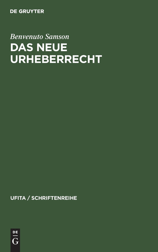 Das neue Urheberrecht