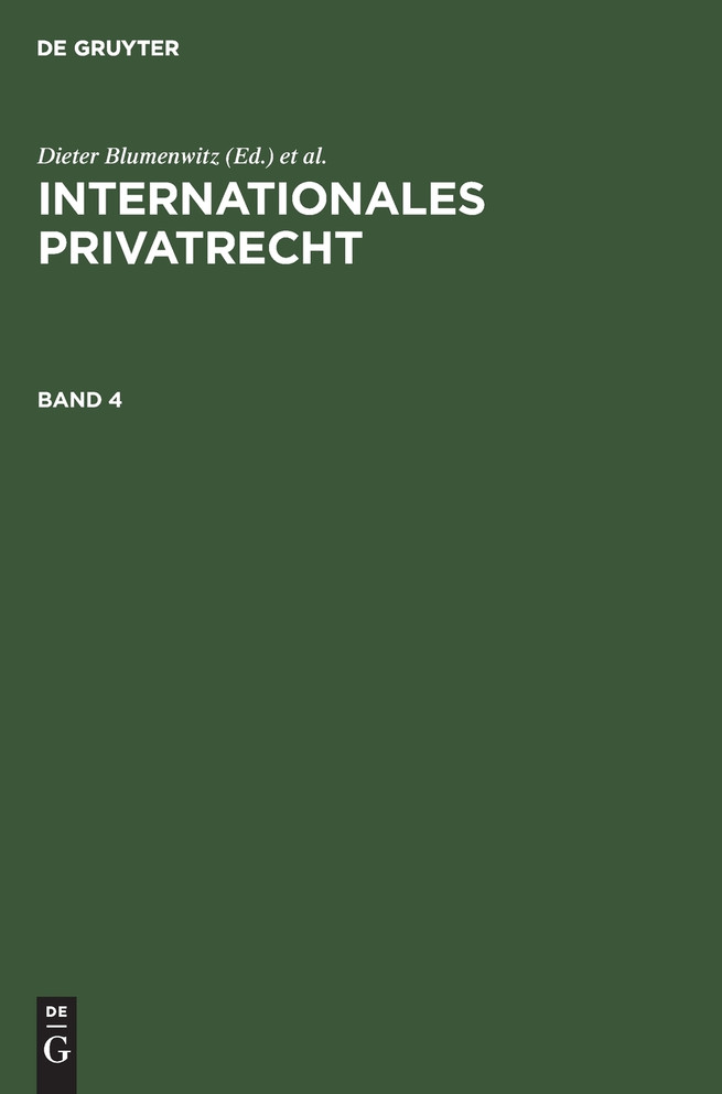 Internationales Privatrecht