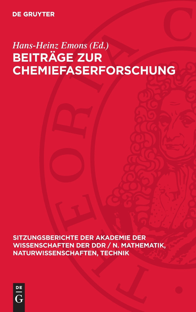 Beiträge zur Chemiefaserforschung
