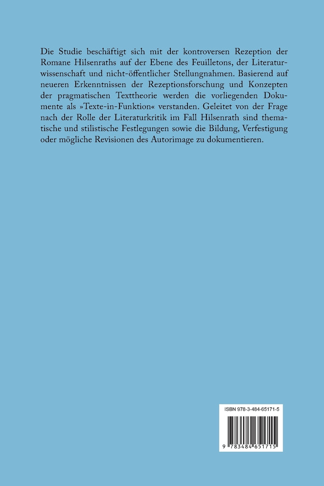 Lesarten - Die Rezeption des Werks von Edgar Hilsenrath