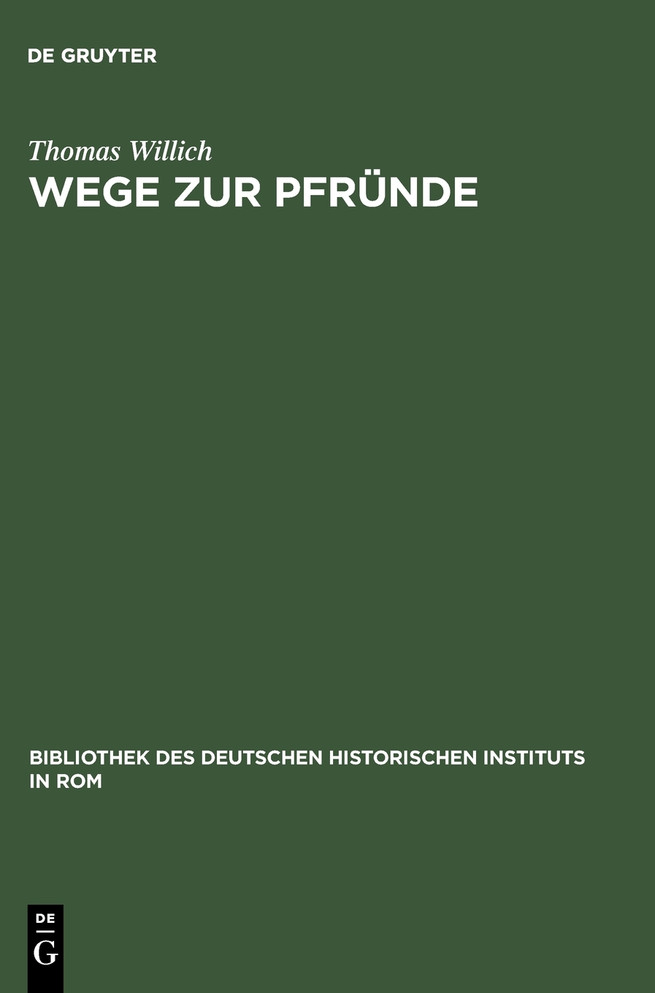Wege zur Pfründe