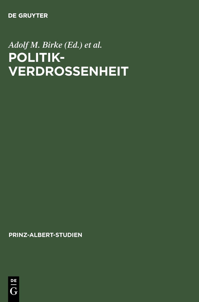 Politikverdrossenheit