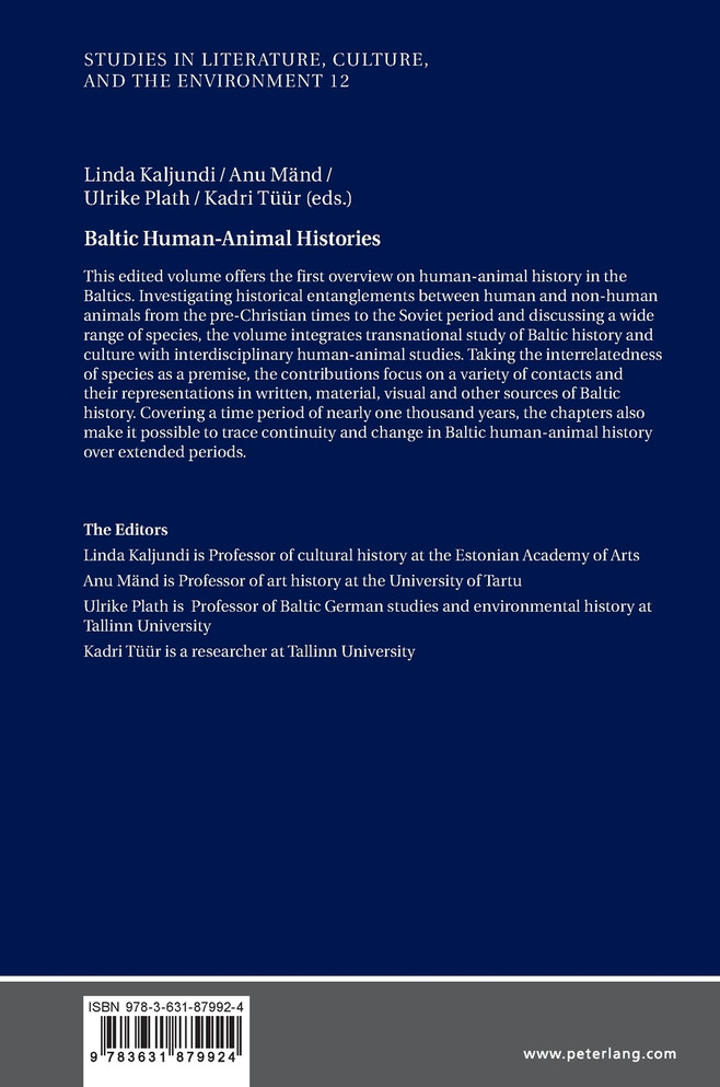 Baltic Human-Animal Histories