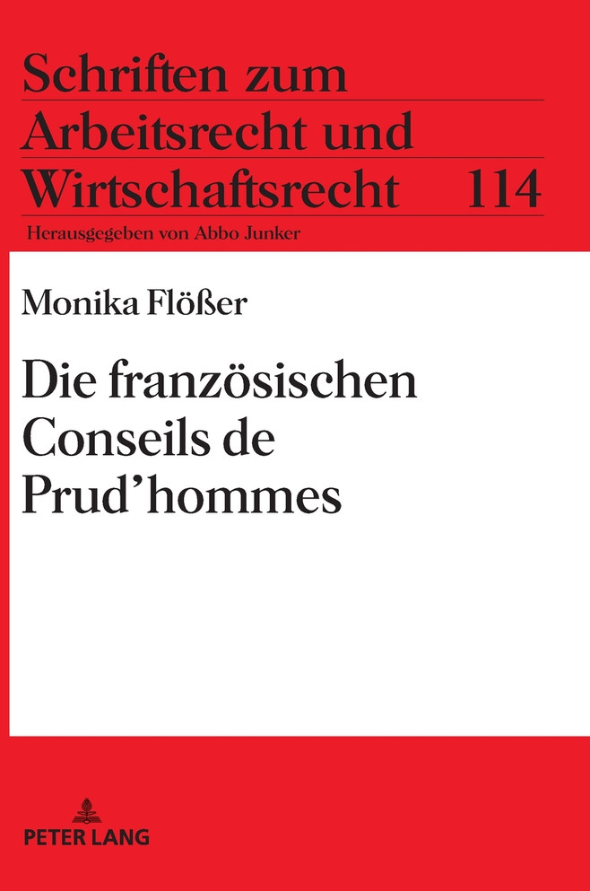 Die franzoesischen Conseils de Prud'hommes