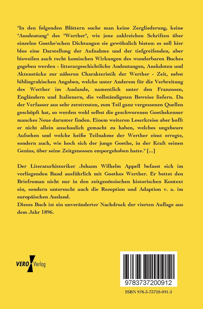 Werther und seine Zeit