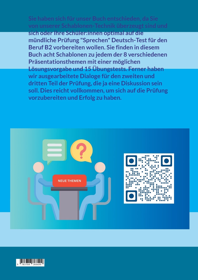 Mündliche Prüfung Sprechen B2 Deutsch-Test für den Beruf / DTB